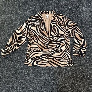 Zebra Print Jacket